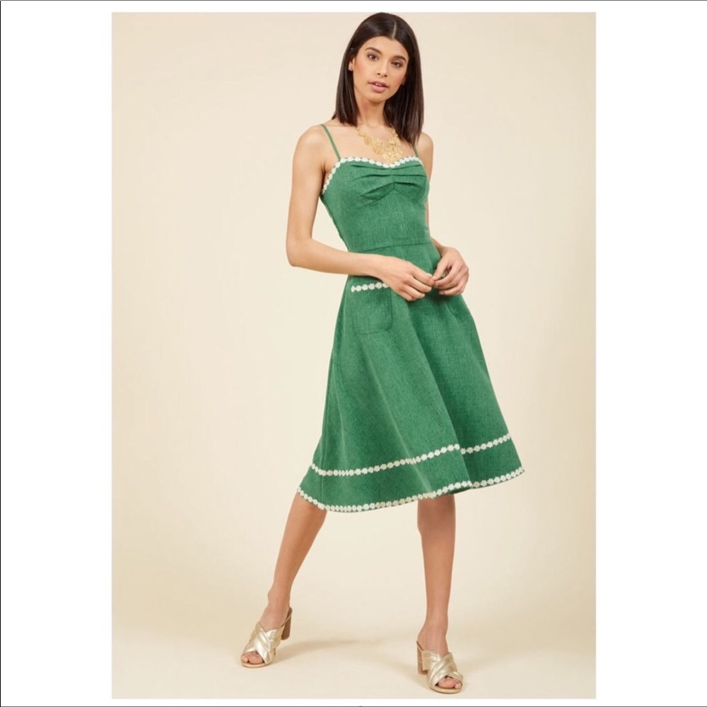Vintage Green Sundress